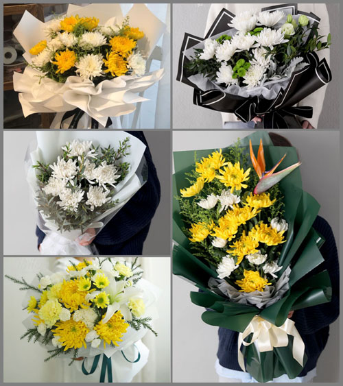 贵州黔南州福泉市龙昌镇仓盈湾村白事花束代送